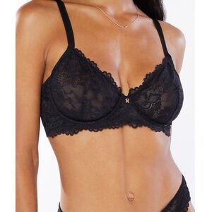 Savage X Fenty Floral Lace Unlined Bra 36DD